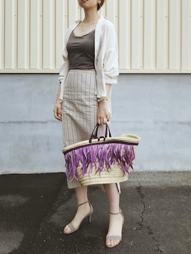 「SOKO（ソコ）のアイテム」を使った、さくらさん（レディース・163cm）の春コーディネート