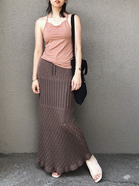 「theory（セオリー）のアイテム」を使った、さくらさん（レディース・163cm）の夏コーディネート