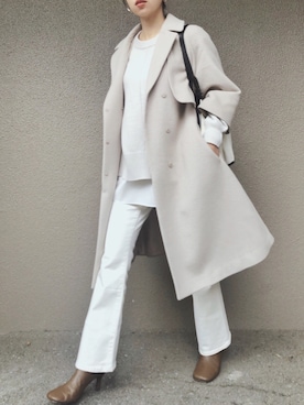 「JILL STUART（ジルスチュアート）のアイテム（ジャケット/アウター）」を使った、さくらさん（レディース・163cm）の冬コーディネート