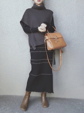 さくらさん（レディース・163cm）の冬コーディネート