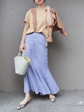 「MIXTO（ミスト）のアイテム」を使った、さくらさん（レディース・163cm）の春コーディネート