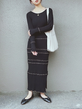 「MIXTO（ミスト）のアイテム」を使った、さくらさん（レディース・163cm）の春コーディネート