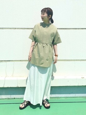 まっちゃんさん(レディース・154cm)の春コーディネート