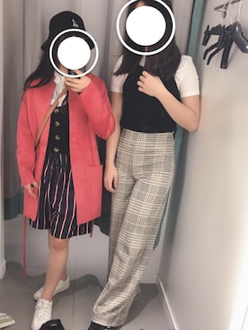 「H&M（エイチ・アンド・エム）のアイテム（その他）」を使った、raaiさん（レディース・153cm）の春コーディネート