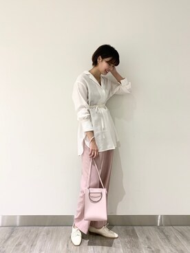 「アパートバイローリーズ」｜「アイテム（その他シューズ）」を使った、ａｉｋａさん（レディース・168cm）の春コーディネート