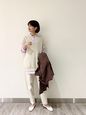「アパートバイローリーズ」｜「アイテム（トレンチコート）」を使った、ａｉｋａさん（レディース・168cm）の春コーディネート