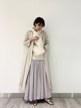 「アパートバイローリーズ」｜「アイテム（その他アウター）」を使った、ａｉｋａさん（レディース・168cm）の春コーディネート