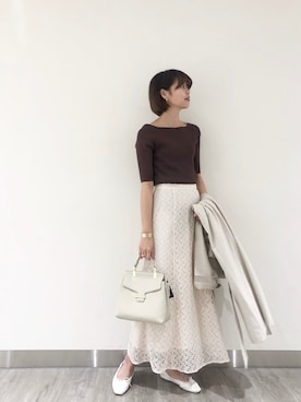 「アパートバイローリーズ」｜「アイテム（トレンチコート）」を使った、ａｉｋａさん（レディース・168cm）の春コーディネート