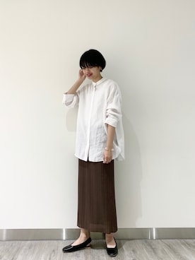 「アパートバイローリーズ」｜「アイテム（シューズ）」を使った、ａｉｋａさん（レディース・168cm）の春コーディネート