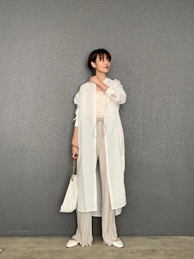 「A part by（アパートバイ）のアイテム（シャツワンピース）」を使った、ａｉｋａさん（レディース・168cm）の春コーディネート