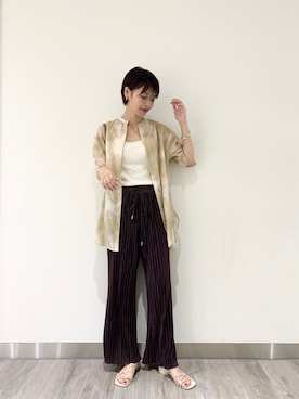 「アパートバイローリーズ」｜「アイテム（キャミソール）」を使った、ａｉｋａさん（レディース・168cm）の夏コーディネート