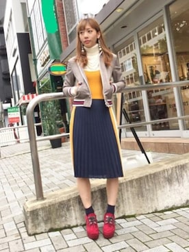 ENDさん（レディース・164cm）の秋コーディネート