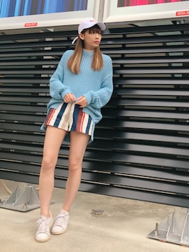 「Education from Youngmachines（エデュケーションフロムヤングマシーン）のアイテム」を使った、ENDさん（レディース・164cm）の春コーディネート