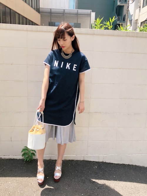 End Nikeのワンピースを使ったコーディネート Wear