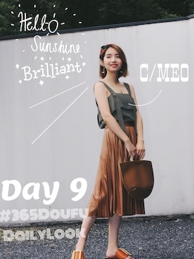 「C/MEO COLLECTIVE（カメオコレクティブ）のアイテム」を使った、豆腐525さん（レディース・163cm）の夏コーディネート