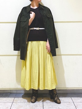 「NE QUITTEZ PAS!（ヌキテパ）のアイテム（ブーツ）」を使った、numaさん（レディース・153cm）の冬コーディネート