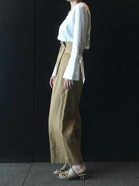 「袖コンシャス」｜nano・universe lady's STAFFさん（レディース・167cm）の夏コーディネート