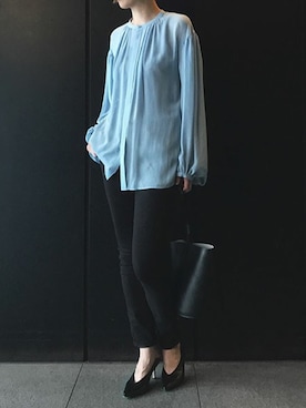 「FABIO RUSCONI（ファビオルスコーニ）のアイテム（パンプス）」を使った、nano・universe lady's STAFFさん（レディース・167cm）の夏コーディネート