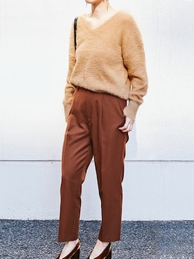 nano・universe lady's STAFFさん（レディース・166cm）の冬コーディネート