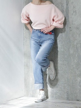 「SOMETHING（サムシング）のアイテム」を使った、nano・universe lady's STAFFさん（レディース・166cm）の冬コーディネート