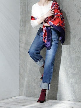 nano・universe lady's STAFFさん（レディース・166cm）の冬コーディネート