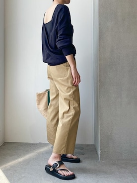 「Lilas Campbell（リラキャンベル）のアイテム」を使った、nano・universe lady's STAFFさん（レディース・166cm）の春コーディネート