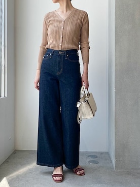 「SOMETHING（サムシング）のアイテム」を使った、nano・universe lady's STAFFさん（レディース・166cm）の春コーディネート