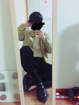 「MARTIN MARGIELA（マルタンマルジェラ）のアイテム（ブルゾン）」を使った、ちぺさん（メンズ・180cm）の冬コーディネート