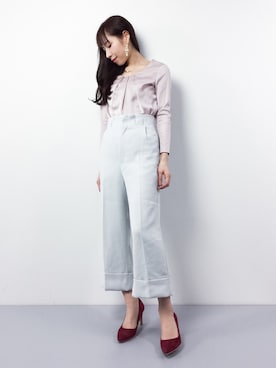 田中彩央里さん(レディース・158cm)の冬コーディネート