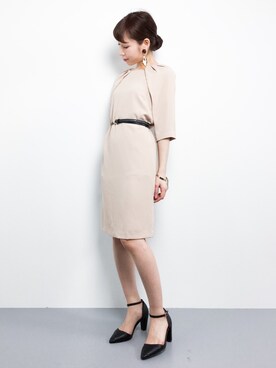 田中彩央里さん（レディース・158cm）の冬コーディネート