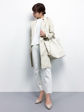 田中彩央里さん（レディース・158cm）の冬コーディネート