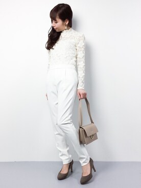 田中彩央里さん（レディース・158cm）の冬コーディネート