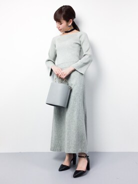 田中彩央里さん（レディース・158cm）の冬コーディネート