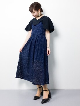 田中彩央里さん（レディース・158cm）の冬コーディネート