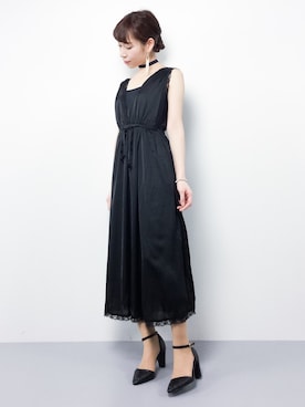 田中彩央里さん(レディース・158cm)の冬コーディネート