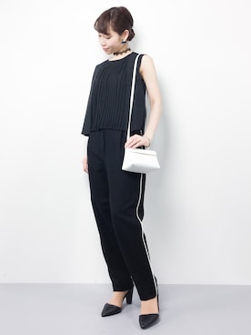 田中彩央里さん（レディース・158cm）の冬コーディネート