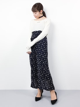 田中彩央里さん（レディース・158cm）の冬コーディネート