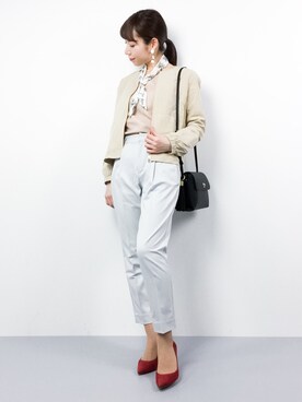 田中彩央里さん(レディース・158cm)の冬コーディネート