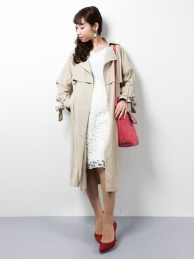 田中彩央里さん（レディース・158cm）の冬コーディネート