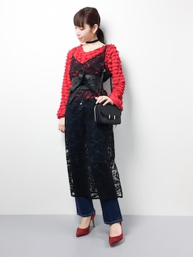 田中彩央里さんのコーディネート