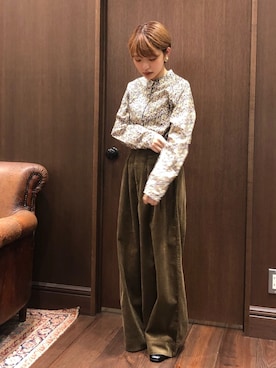 「NOMBRE IMPAIR（ノンブルアンペール）のアイテム（パンプス）」を使った、mis.さん（レディース・149cm）の秋コーディネート