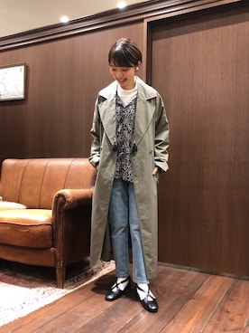 「NOMBRE IMPAIR（ノンブルアンペール）のアイテム（その他アウター）」を使った、mis.さん（レディース・149cm）の冬コーディネート