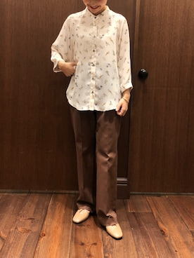 「NOMBRE IMPAIR（ノンブルアンペール）のアイテム（パンプス）」を使った、mis.さん（レディース・149cm）の夏コーディネート
