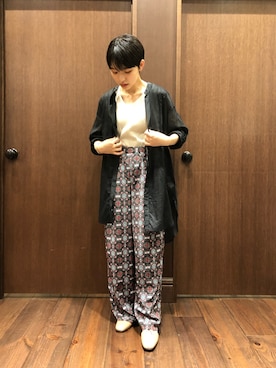 「NOMBRE IMPAIR（ノンブルアンペール）のアイテム（パンプス）」を使った、mis.さん（レディース・149cm）の夏コーディネート