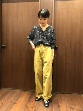 「NOMBRE IMPAIR（ノンブルアンペール）のアイテム（パンプス）」を使った、mis.さん（レディース・149cm）の秋コーディネート