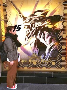 「ユニバ」｜「アイテム（ダッフルコート）」を使った、いちこさん（レディース・151cm）の冬コーディネート