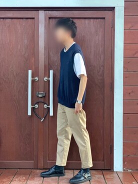 「Danner（ダナー）のアイテム（その他シューズ）」を使った、ぼう。さん（メンズ・173cm）の春コーディネート