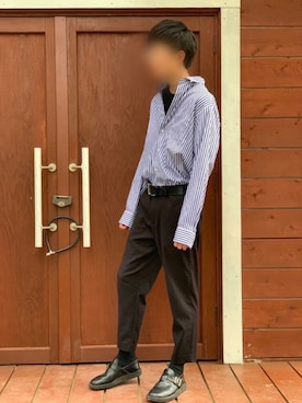「Danner（ダナー）のアイテム（その他シューズ）」を使った、ぼう。さん（メンズ・173cm）の春コーディネート