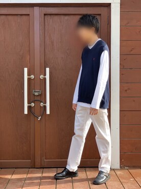 「Danner（ダナー）のアイテム（その他シューズ）」を使った、ぼう。さん（メンズ・173cm）の春コーディネート