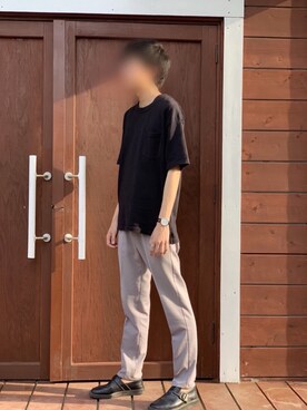「Danner（ダナー）のアイテム（その他シューズ）」を使った、ぼう。さん（メンズ・173cm）の春コーディネート